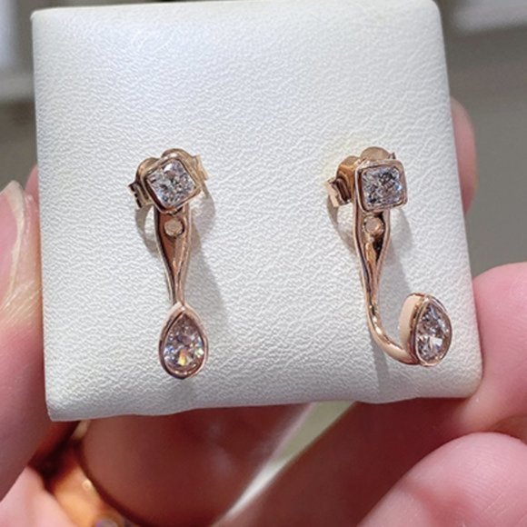 🔔Pandora Geometric Shapes Stud Earrings - Picture 2 of 2